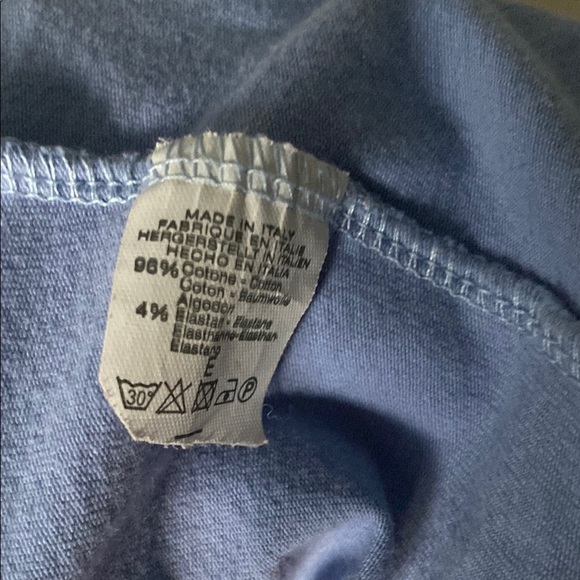 BRANDY Melville Light Blue Wrap Tie Dainty Floral Cropped Cardigan OS/XS - Picture 5 of 5